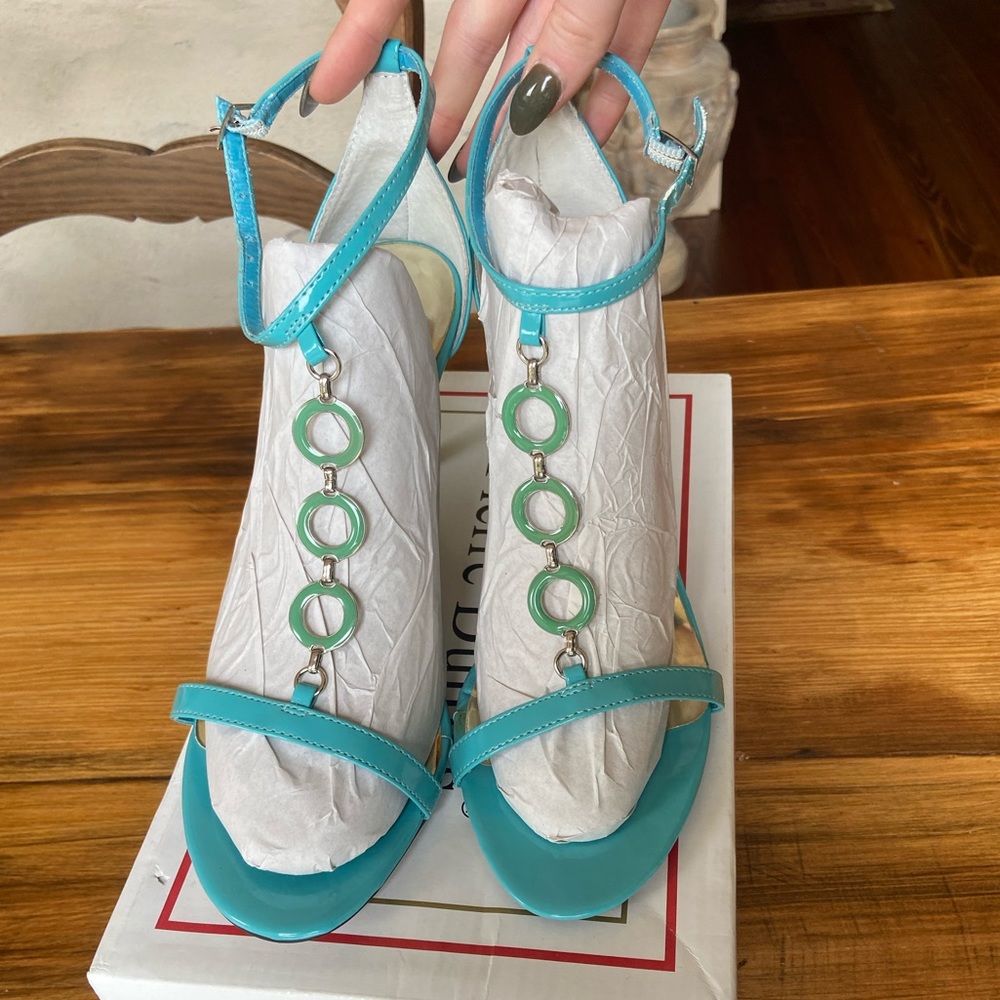 Pierre Dumas Turquoise Heel